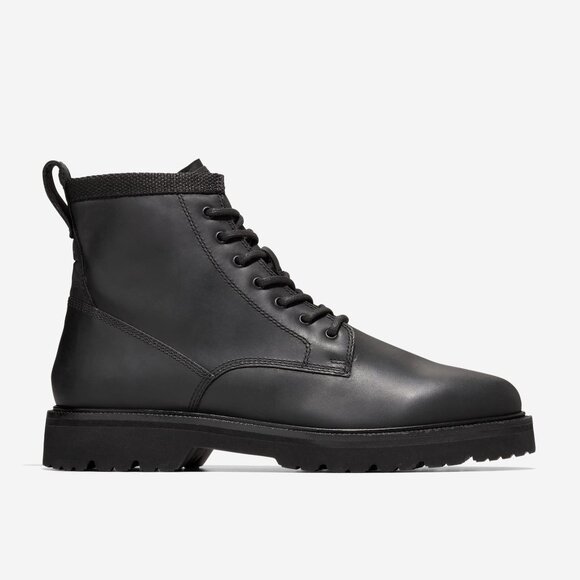 Cole Haan Men's Black American Classics C37758 Plain Toe Leather Chukka Boot 12 - Picture 1 of 7